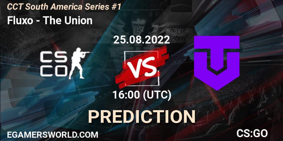 Fluxo vs The Union: Match Prediction. 25.08.2022 at 15:40, Counter-Strike (CS2), CCT South America Series #1
