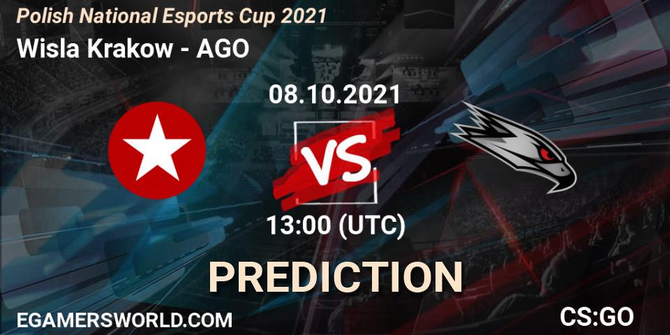 Wisla Krakow vs AGO: Match Prediction. 08.10.2021 at 12:00, Counter-Strike (CS2), Polish National Esports Cup 2021