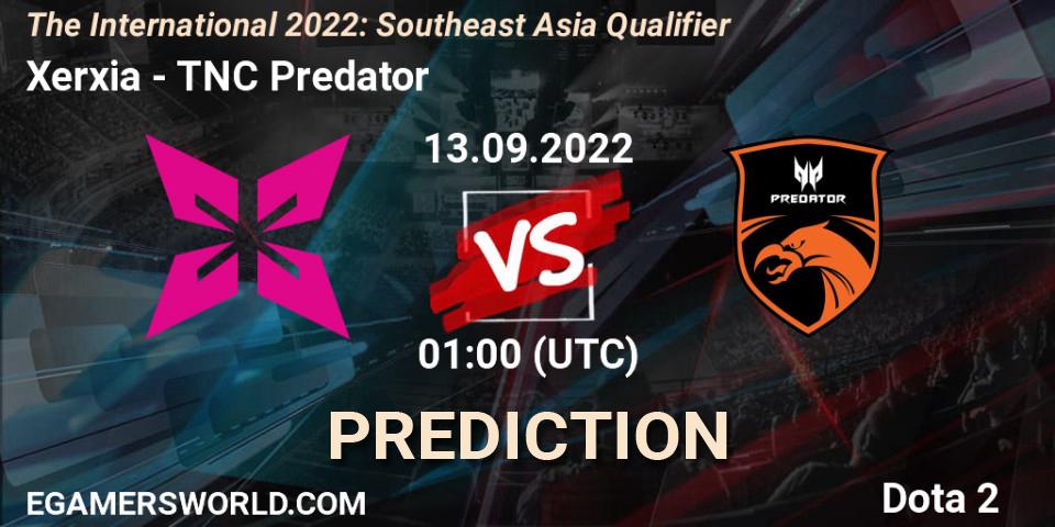 Xerxia vs TNC Predator: Match Prediction. 13.09.22, Dota 2, The International 2022: Southeast Asia Qualifier