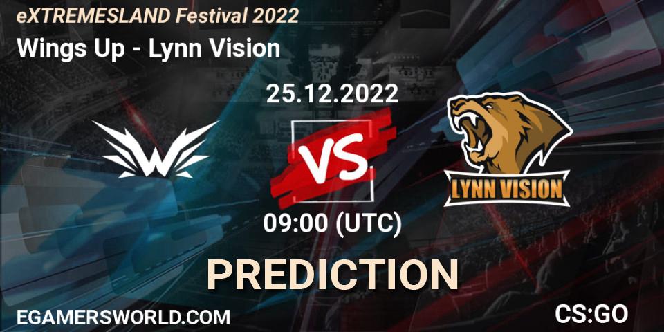 Wings Up vs Lynn Vision: Match Prediction. 25.12.22, CS2 (CS:GO), eXTREMESLAND Festival 2022