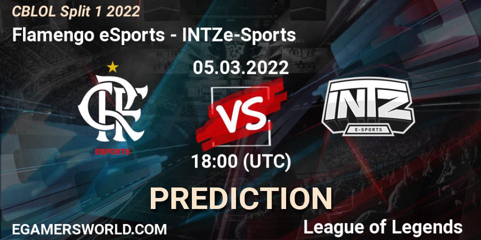 Flamengo eSports vs INTZ e-Sports: Match Prediction. 05.03.2022 at 18:20, LoL, CBLOL Split 1 2022