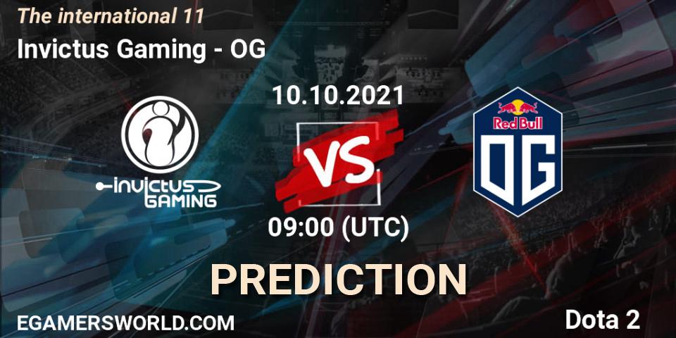 Invictus Gaming vs OG: Match Prediction. 10.10.21, Dota 2, The Internationa 2021