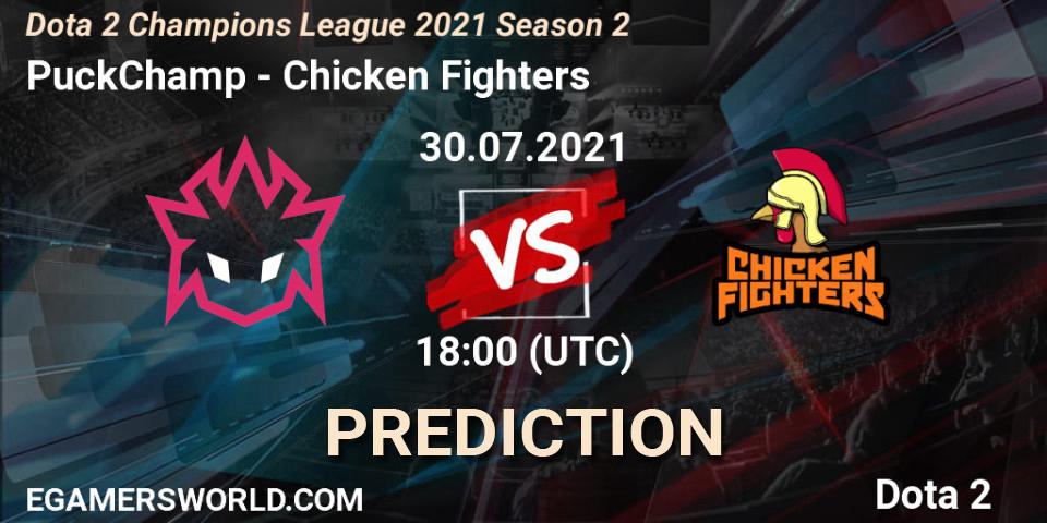 PuckChamp vs Chicken Fighters: Match Prediction. 28.07.2021 at 18:10, Dota 2, Dota 2 Champions League 2021 Season 2