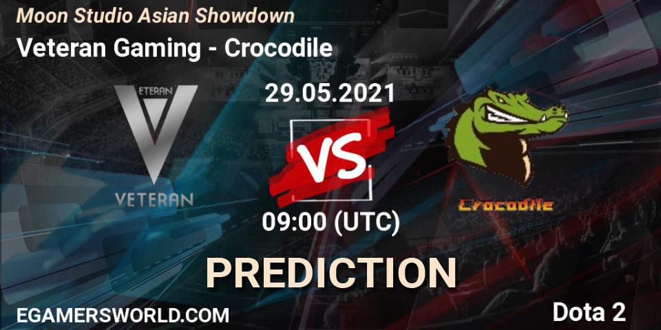 Veteran Gaming vs Crocodile: Match Prediction. 29.05.21, Dota 2, Moon Studio Asian Showdown
