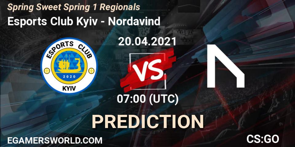 Esports Club Kyiv vs Nordavind: Match Prediction. 20.04.2021 at 07:00, Counter-Strike (CS2), Spring Sweet Spring 1 Regionals