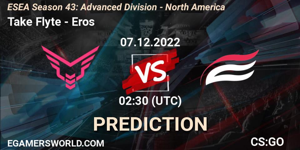 Take Flyte vs Eros: Match Prediction. 07.12.22, CS2 (CS:GO), ESEA Season 43: Advanced Division - North America