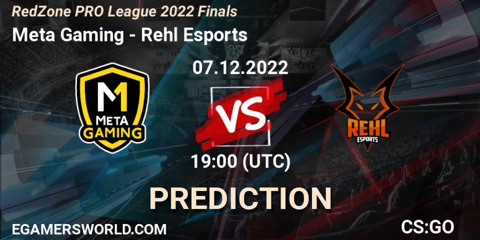 Meta Gaming Brasil vs Rehl Esports: Match Prediction. 07.12.22, CS2 (CS:GO), RedZone PRO League 2022 Finals
