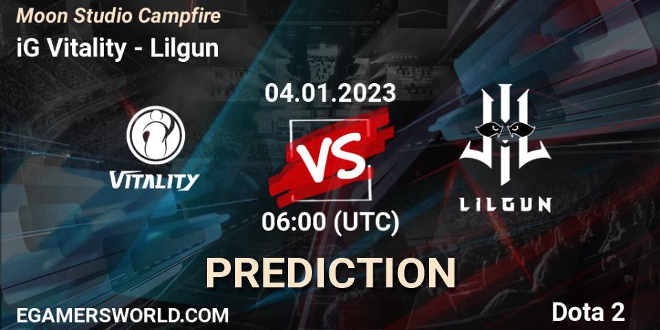 iG Vitality vs Lilgun: Match Prediction. 04.01.23, Dota 2, Moon Studio Campfire