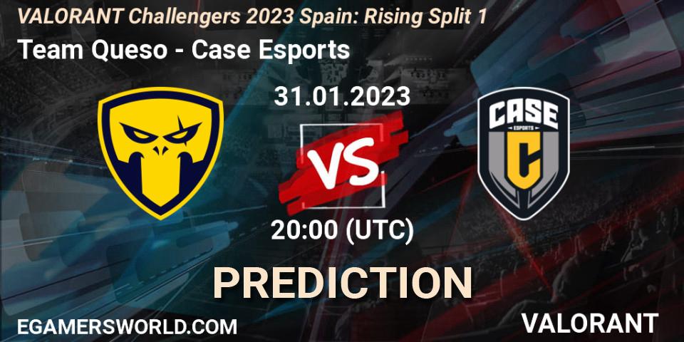 Team Queso vs Case Esports: Match Prediction. 31.01.23, VALORANT, VALORANT Challengers 2023 Spain: Rising Split 1