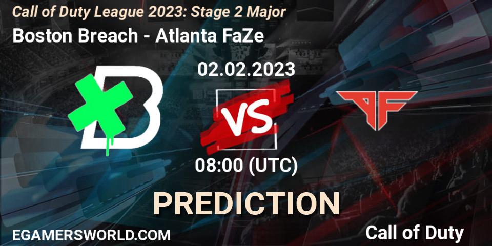 Boston Breach vs Atlanta FaZe: Match Prediction. 02.02.23, Call of Duty, Call of Duty League 2023: Stage 2 Major