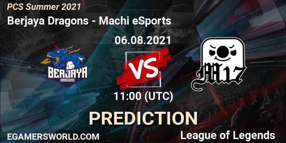 Berjaya Dragons vs Machi eSports: Match Prediction. 06.08.21, LoL, PCS Summer 2021