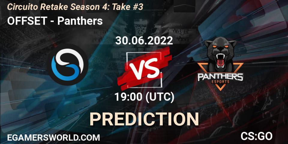 OFFSET vs Panthers: Match Prediction. 30.06.22, CS2 (CS:GO), Circuito Retake Season 4: Take #3