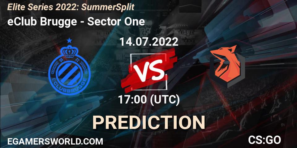 eClub Brugge vs Sector One: Match Prediction. 14.07.2022 at 17:00, Counter-Strike (CS2), Elite Series 2022: Summer Split