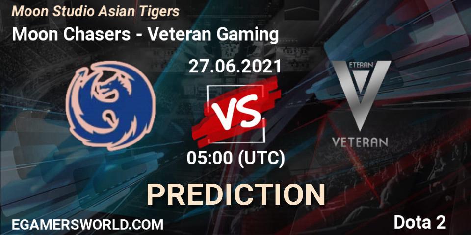 Moon Chasers vs Veteran Gaming: Match Prediction. 27.06.21, Dota 2, Moon Studio Asian Tigers