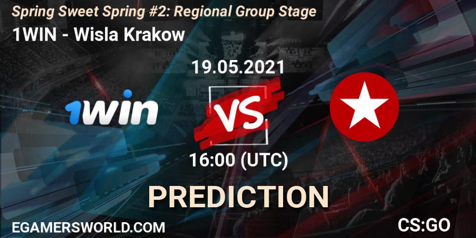 1WIN vs Wisla Krakow: Match Prediction. 19.05.2021 at 16:10, Counter-Strike (CS2), Spring Sweet Spring #2: Regional Group Stage