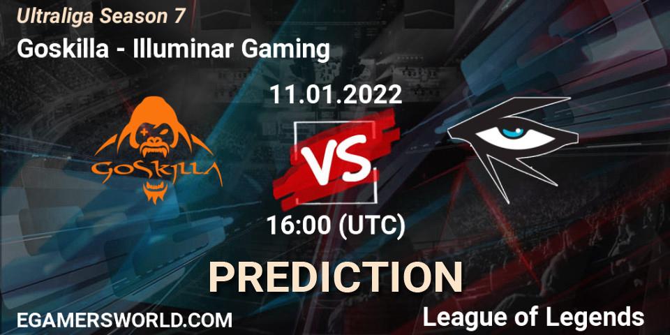 Goskilla vs Illuminar Gaming: Match Prediction. 11.01.2022 at 16:00, LoL, Ultraliga Season 7