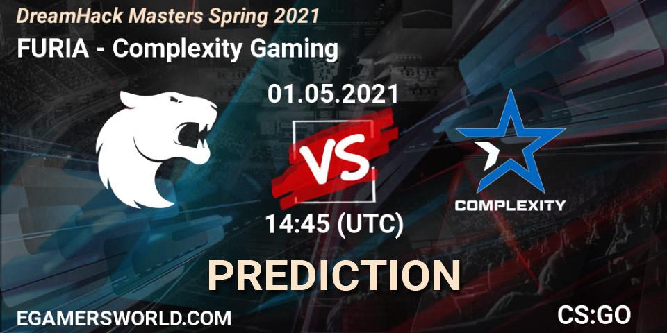 FURIA vs Complexity Gaming: Match Prediction. 01.05.21, CS2 (CS:GO), DreamHack Masters Spring 2021