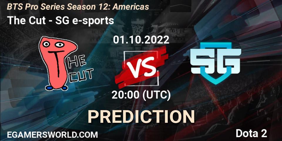 The Cut vs SG e-sports: Match Prediction. 01.10.22, Dota 2, BTS Pro Series Season 12: Americas