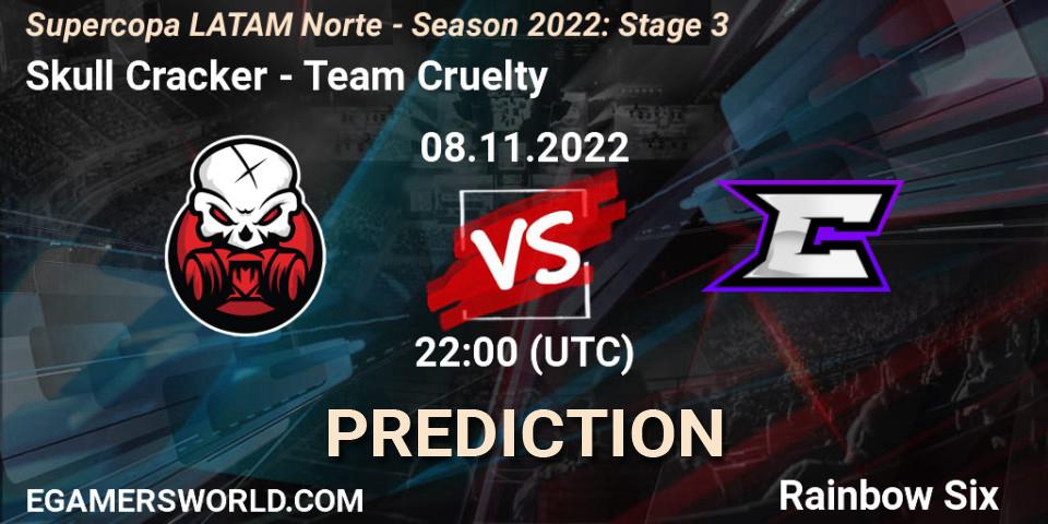 Skull Cracker vs Team Cruelty: Match Prediction. 08.11.2022 at 22:00, Rainbow Six, Supercopa LATAM Norte - Season 2022: Stage 3