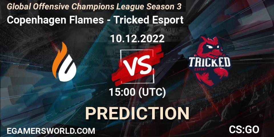 Copenhagen Flames vs Tricked Esport: Match Prediction. 10.12.22, CS2 (CS:GO), Global Offensive Champions League Season 3