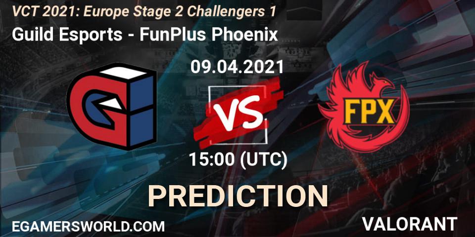 Guild Esports vs FunPlus Phoenix: Match Prediction. 09.04.2021 at 15:00, VALORANT, VCT 2021: Europe Stage 2 Challengers 1