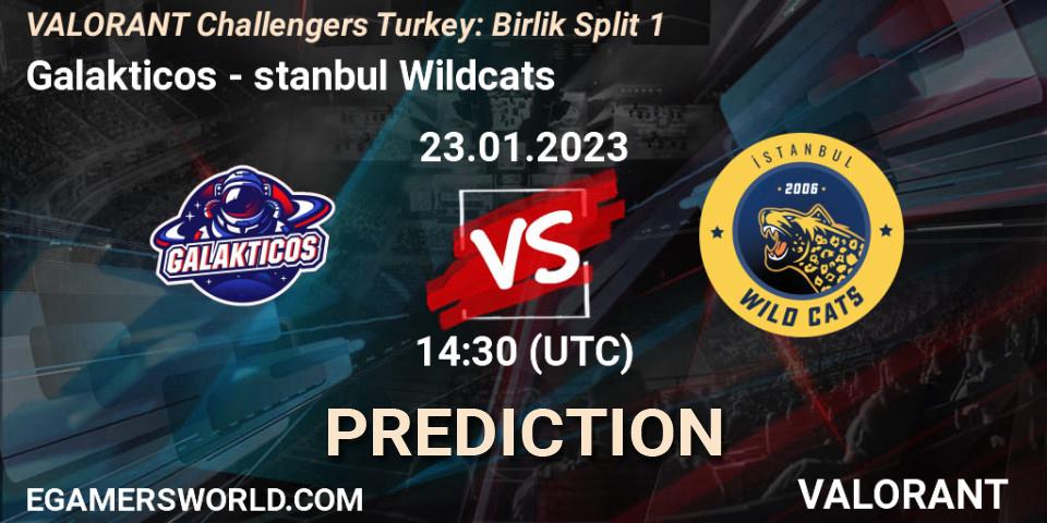 Galakticos vs İstanbul Wildcats: Match Prediction. 23.01.2023 at 14:45, VALORANT, VALORANT Challengers 2023 Turkey: Birlik Split 1