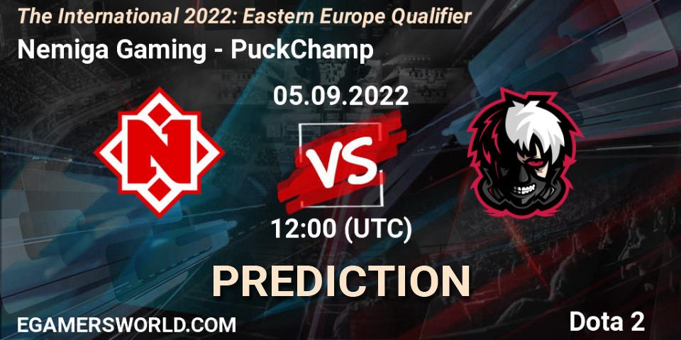 Nemiga Gaming vs PuckChamp: Match Prediction. 05.09.22, Dota 2, The International 2022: Eastern Europe Qualifier