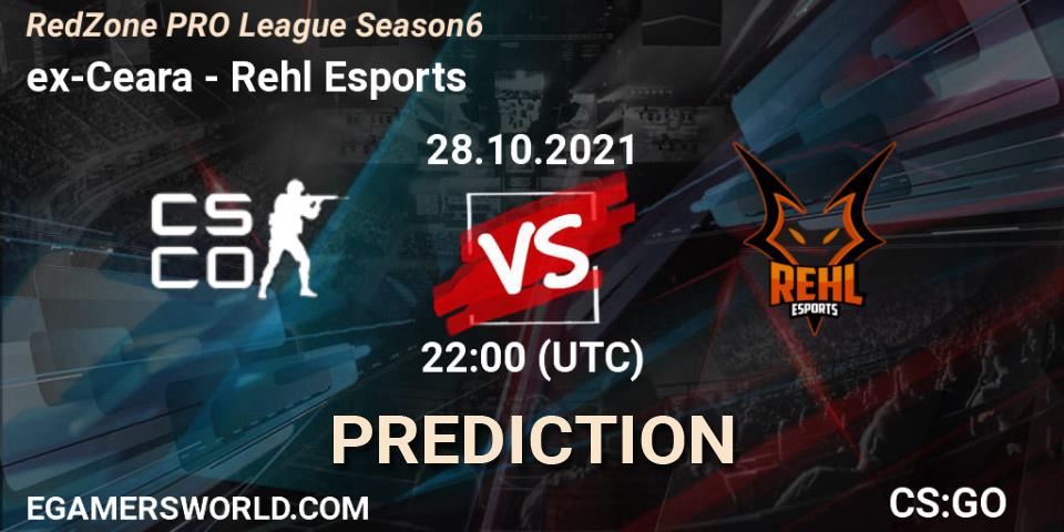 ex-Ceara vs Rehl Esports: Match Prediction. 02.11.2021 at 21:00, Counter-Strike (CS2), RedZone PRO League Season 6