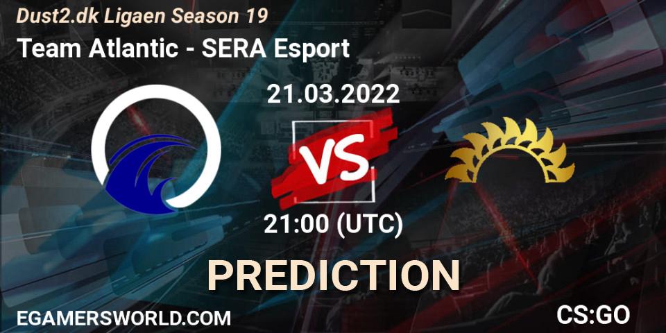 Team Atlantic vs SERA Esport: Match Prediction. 21.03.2022 at 21:00, Counter-Strike (CS2), Dust2.dk Ligaen Season 19
