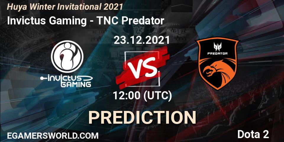 Invictus Gaming vs TNC Predator: Match Prediction. 23.12.21, Dota 2, Huya Winter Invitational 2021