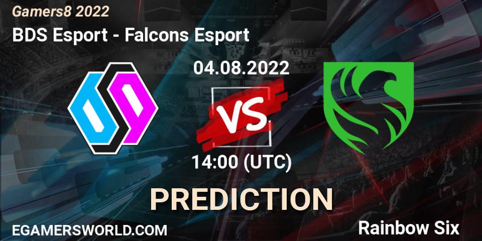 BDS Esport vs Falcons Esport: Match Prediction. 04.08.2022 at 14:00, Rainbow Six, Gamers8 2022