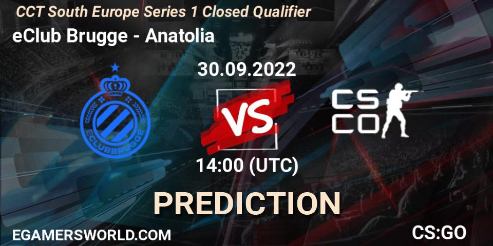 eClub Brugge vs TOA: Match Prediction. 30.09.2022 at 14:00, Counter-Strike (CS2), CCT South Europe Series 1 Closed Qualifier