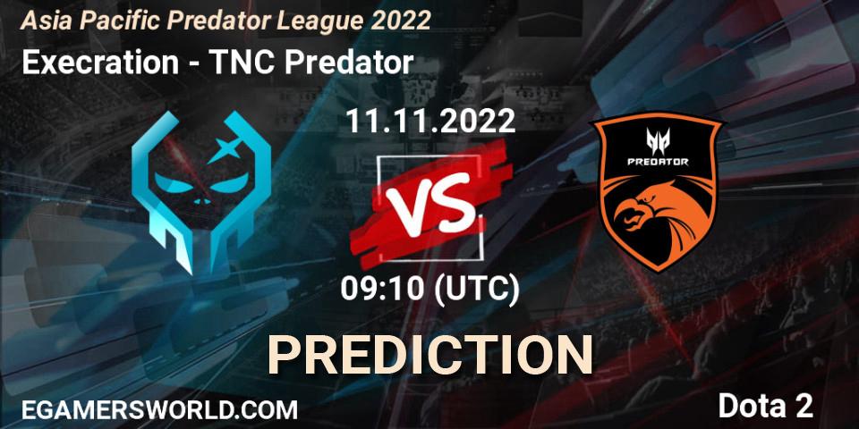 Execration vs TNC Predator: Match Prediction. 11.11.22, Dota 2, Asia Pacific Predator League 2022