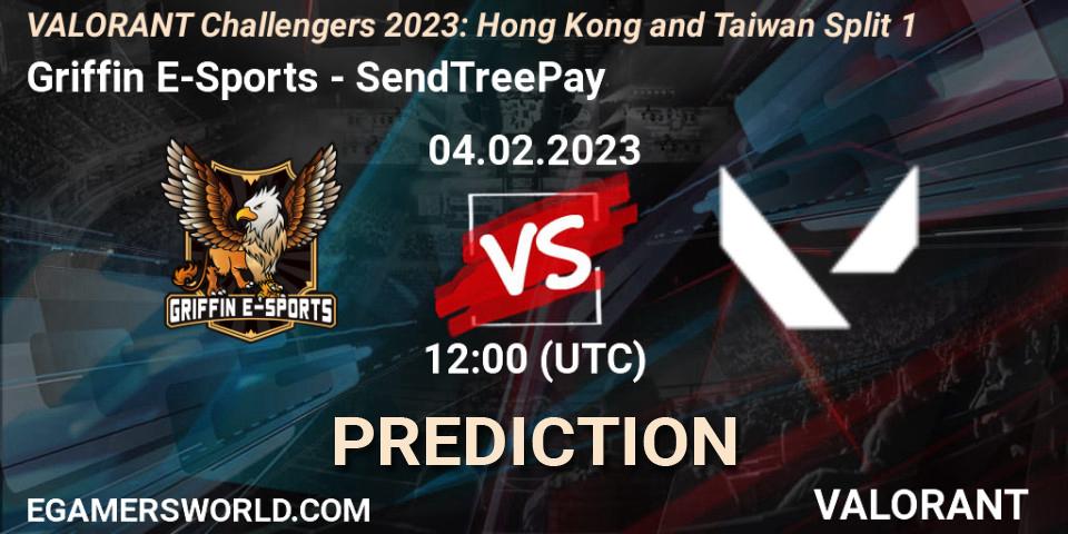 Griffin E-Sports vs SendTreePay: Match Prediction. 04.02.23, VALORANT, VALORANT Challengers 2023: Hong Kong and Taiwan Split 1