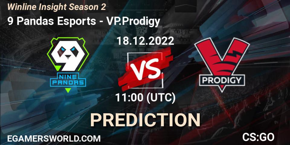 9 Pandas Esports vs VP.Prodigy: Match Prediction. 18.12.2022 at 11:00, Counter-Strike (CS2), Winline Insight Season 2