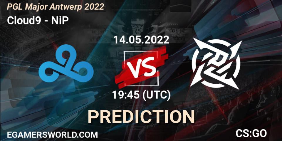 Cloud9 vs NiP: Match Prediction. 14.05.22, CS2 (CS:GO), PGL Major Antwerp 2022