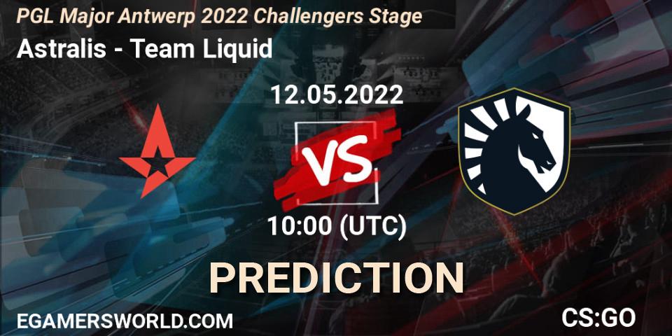 Astralis vs Team Liquid: Match Prediction. 12.05.22, CS2 (CS:GO), PGL Major Antwerp 2022 Challengers Stage