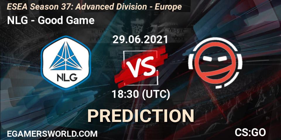 NLG vs Good Game: Match Prediction. 29.06.2021 at 19:00, Counter-Strike (CS2), ESEA Season 37: Advanced Division - Europe