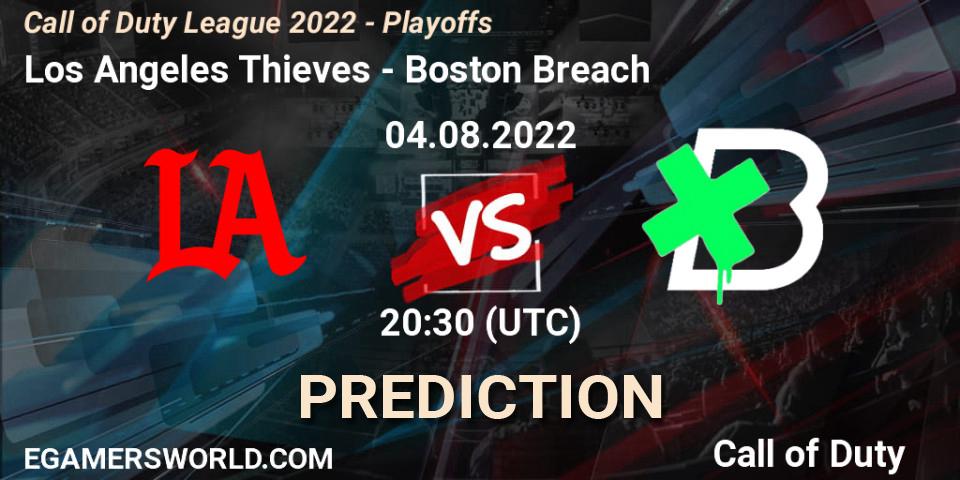 Los Angeles Thieves vs Boston Breach: Match Prediction. 04.08.22, Call of Duty, Call of Duty League 2022 - Playoffs