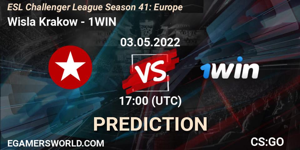 Wisla Krakow vs 1WIN: Match Prediction. 03.05.22, CS2 (CS:GO), ESL Challenger League Season 41: Europe