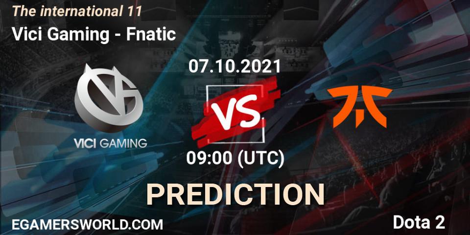 Vici Gaming vs Fnatic: Match Prediction. 07.10.21, Dota 2, The Internationa 2021