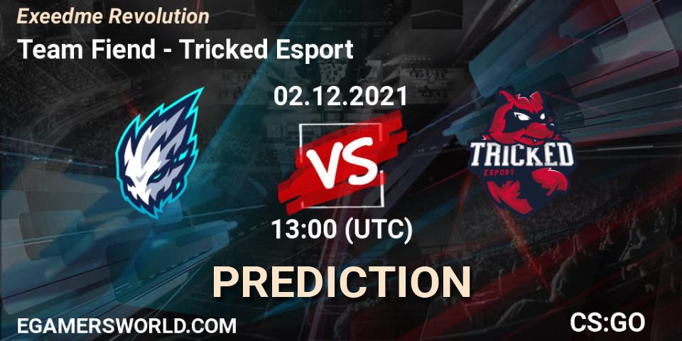 Team Fiend vs Tricked Esport: Match Prediction. 02.12.2021 at 13:00, Counter-Strike (CS2), Exeedme Revolution