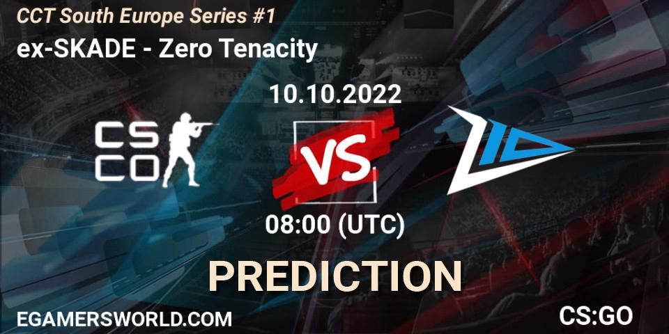 ex-SKADE vs Zero Tenacity: Match Prediction. 10.10.22, CS2 (CS:GO), CCT South Europe Series #1
