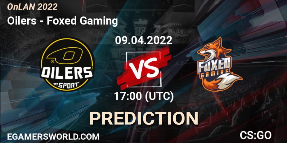 Oilers vs Foxed Gaming: Match Prediction. 09.04.2022 at 17:00, Counter-Strike (CS2), OnLAN 2022