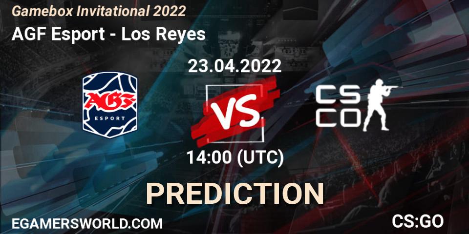 AGF Esport vs Los Reyes: Match Prediction. 23.04.22, CS2 (CS:GO), Gamebox Invitational 2022