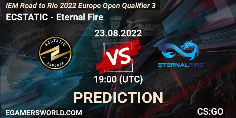 ECSTATIC vs Eternal Fire: Match Prediction. 23.08.22, CS2 (CS:GO), IEM Road to Rio 2022 Europe Open Qualifier 3