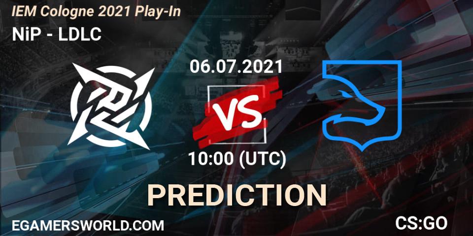 NiP vs LDLC: Match Prediction. 06.07.21, CS2 (CS:GO), IEM Cologne 2021 Play-In