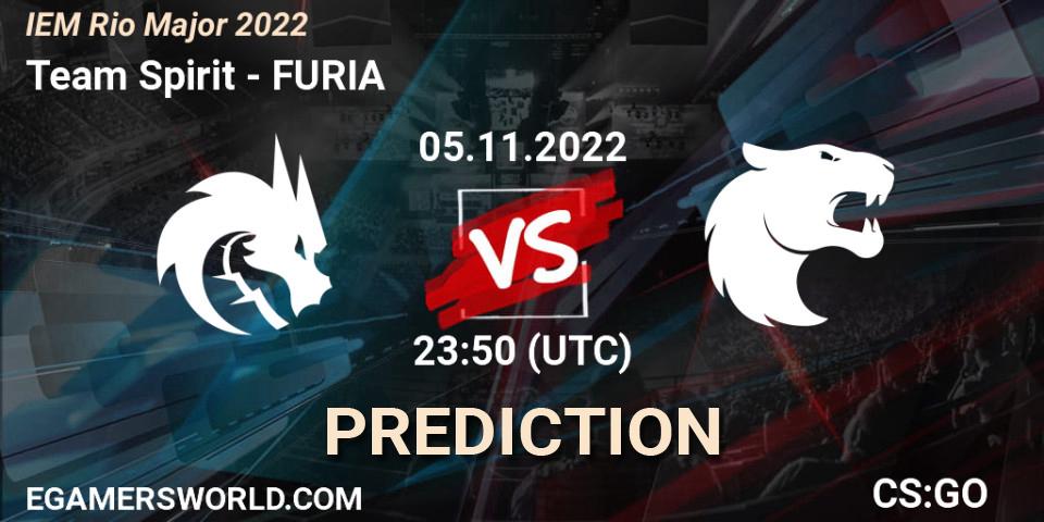 Team Spirit vs FURIA: Match Prediction. 05.11.22, CS2 (CS:GO), IEM Rio Major 2022