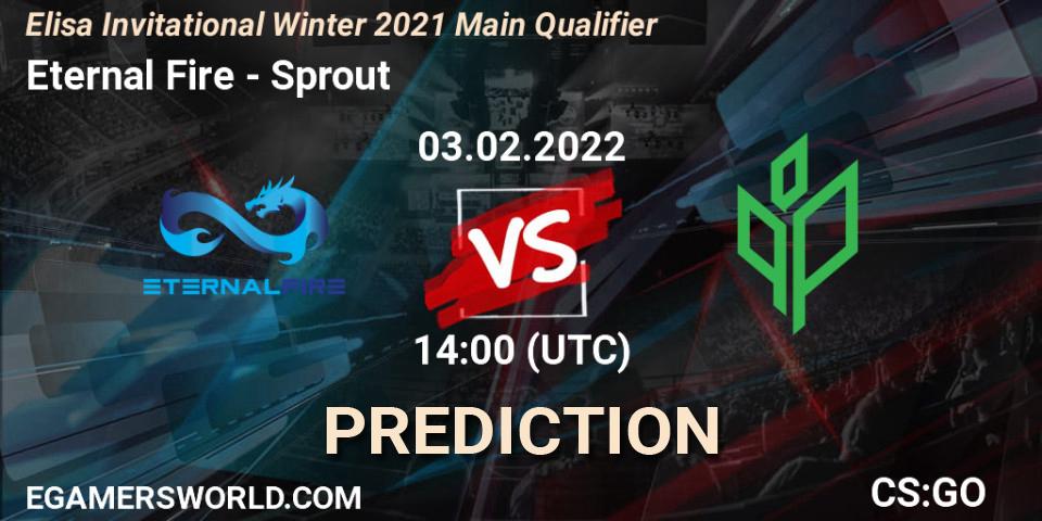 Eternal Fire vs Sprout: Match Prediction. 03.02.2022 at 14:00, Counter-Strike (CS2), Elisa Invitational Winter 2021 Main Qualifier