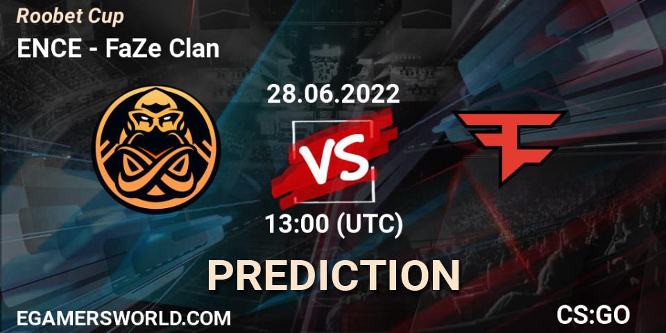 ENCE vs FaZe Clan: Match Prediction. 28.06.22, CS2 (CS:GO), Roobet Cup